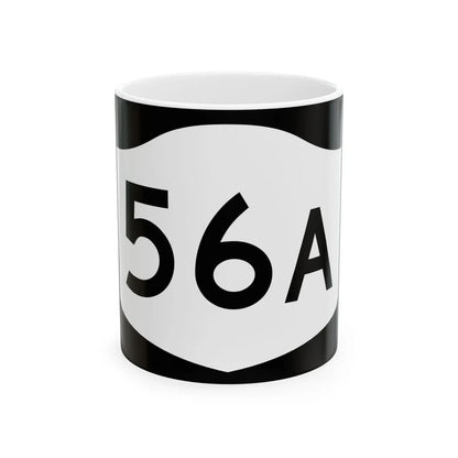 NY-56A (New York) (Road Sign) White Coffee Mug 11oz - Go Mug Yourself