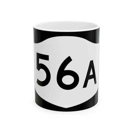 NY-56A (New York) (Road Sign) White Coffee Mug 11oz - Go Mug Yourself