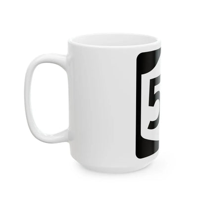 NY-57 (New York) (Road Sign) White Coffee Mug - Go Mug Yourself