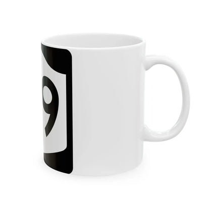NY-59 (New York) (Road Sign) White Coffee Mug - Go Mug Yourself