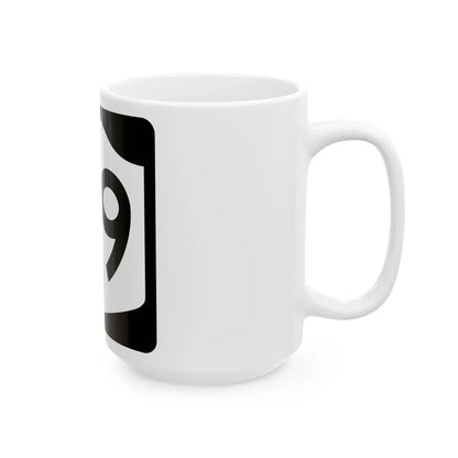 NY-59 (New York) (Road Sign) White Coffee Mug - Go Mug Yourself
