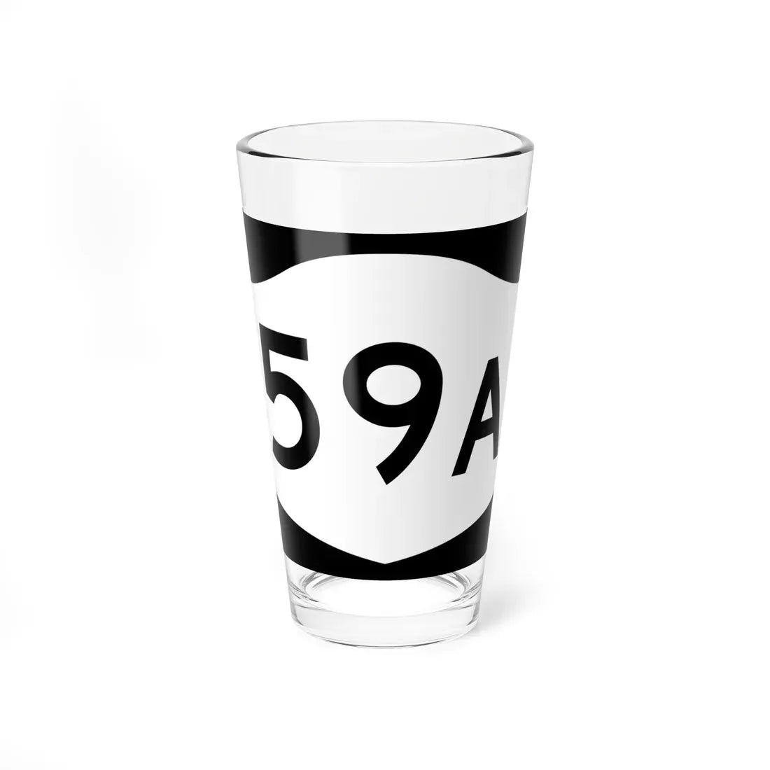 NY-59A (New York) (Road Sign) Pint Glass 16oz 16oz - Go Mug Yourself