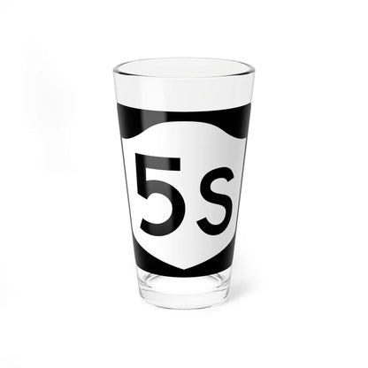 NY-5S (New York) (Road Sign) Pint Glass 16oz 16oz - Go Mug Yourself