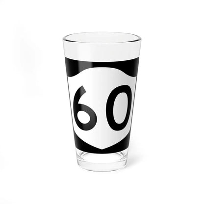 NY-60 (New York) (Road Sign) Pint Glass 16oz 16oz - Go Mug Yourself