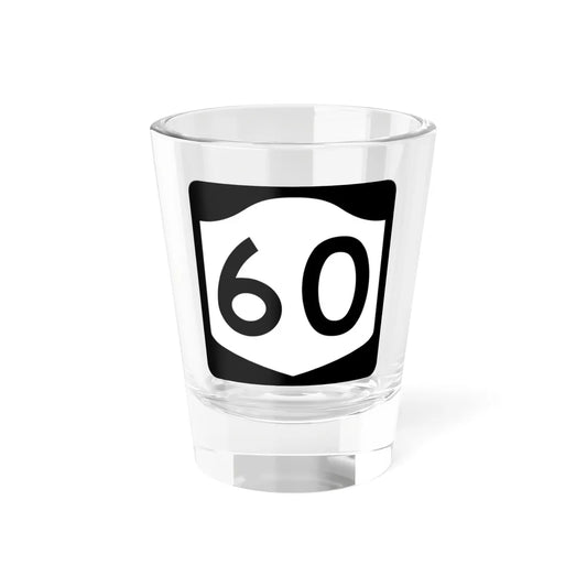 NY-60 (New York) (Road Sign) Shot Glass 1.5oz 1.5oz - Go Mug Yourself