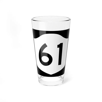 NY-61 (New York) (Road Sign) Pint Glass 16oz 16oz - Go Mug Yourself