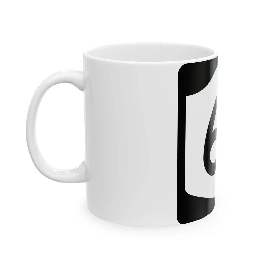 NY-61 (New York) (Road Sign) White Coffee Mug - Go Mug Yourself