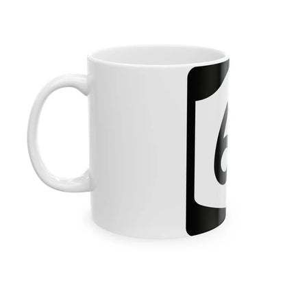 NY-61 (New York) (Road Sign) White Coffee Mug - Go Mug Yourself