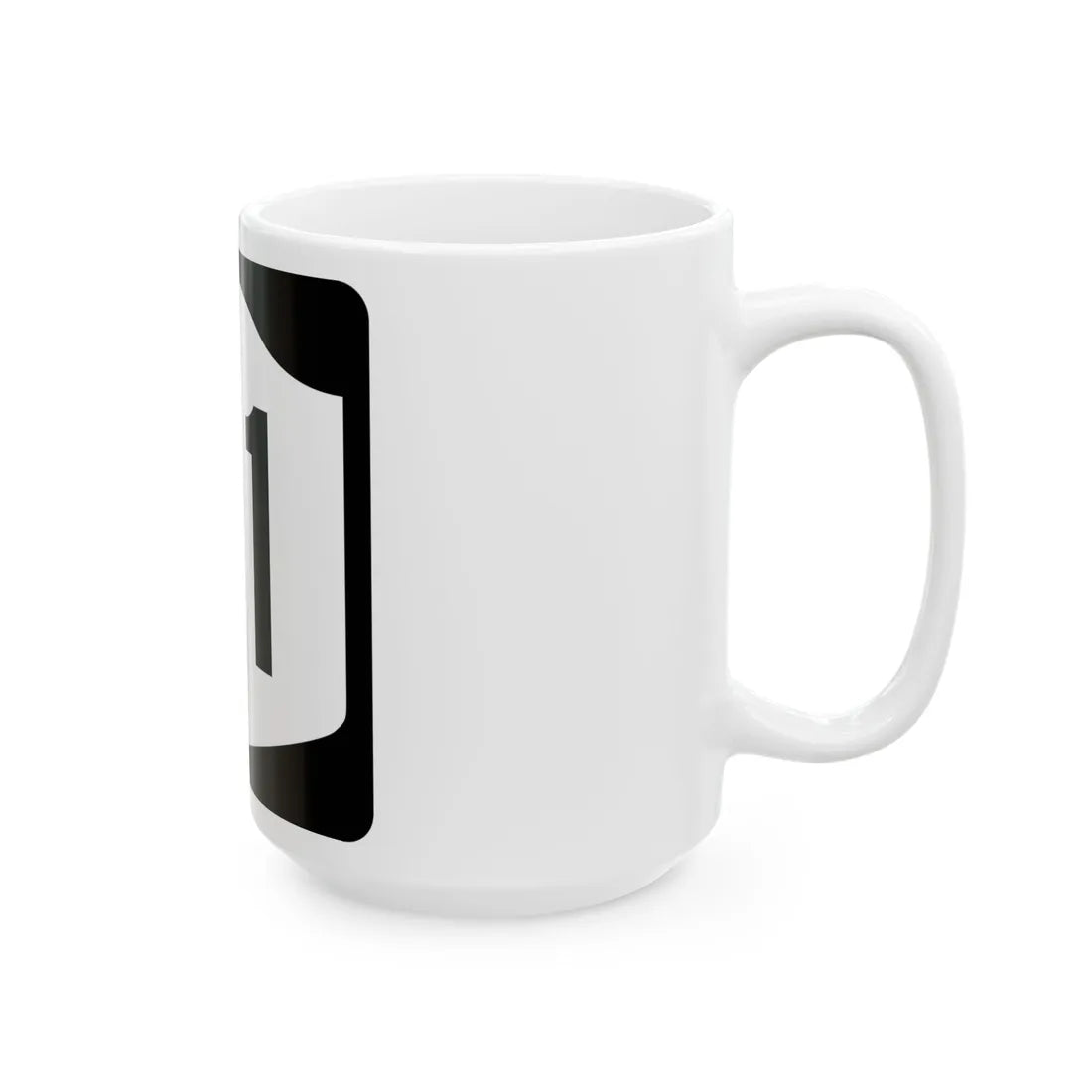 NY-61 (New York) (Road Sign) White Coffee Mug - Go Mug Yourself