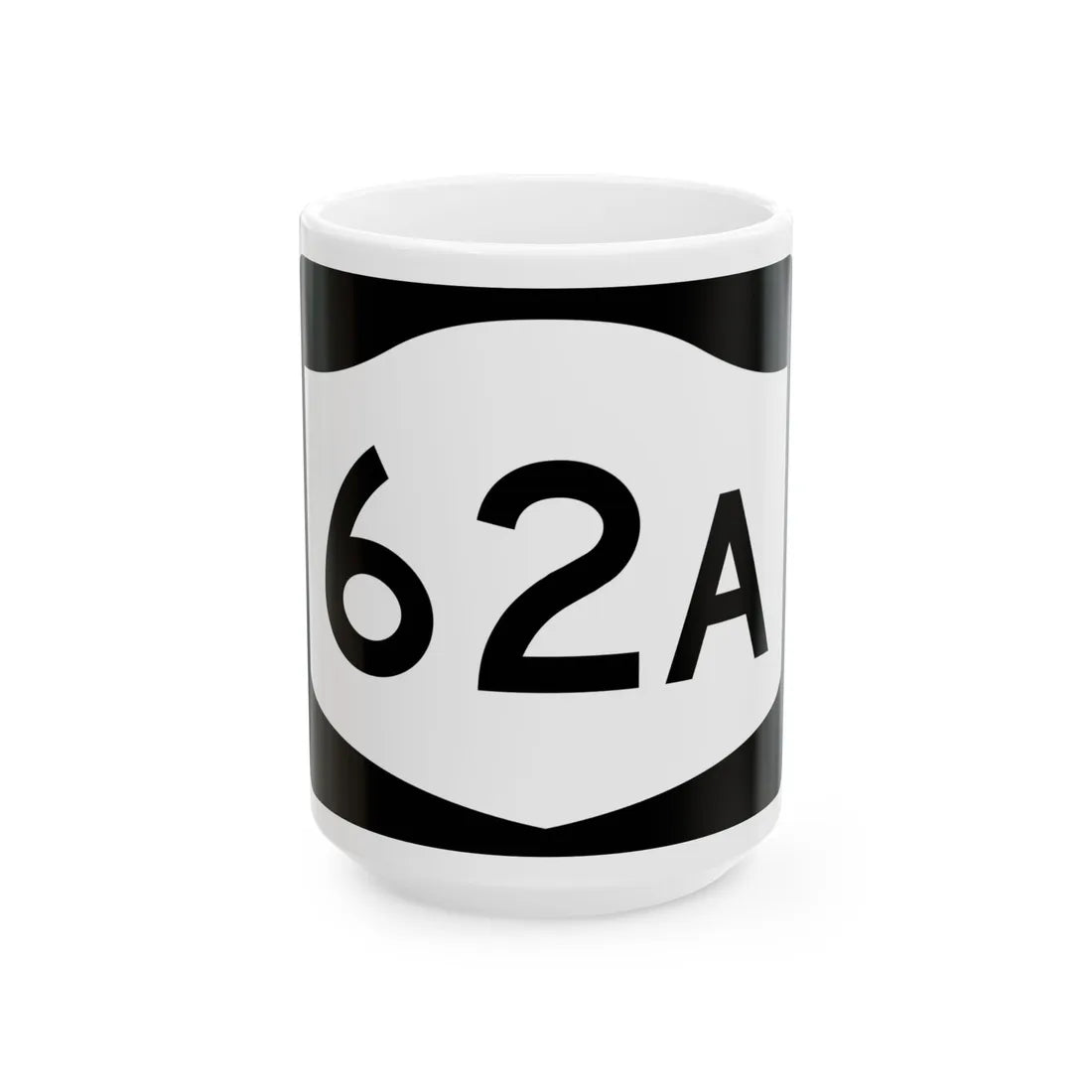 NY-62A (New York) (Road Sign) White Coffee Mug 15oz - Go Mug Yourself