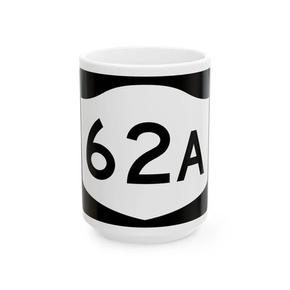 NY-62A (New York) (Road Sign) White Coffee Mug 15oz - Go Mug Yourself