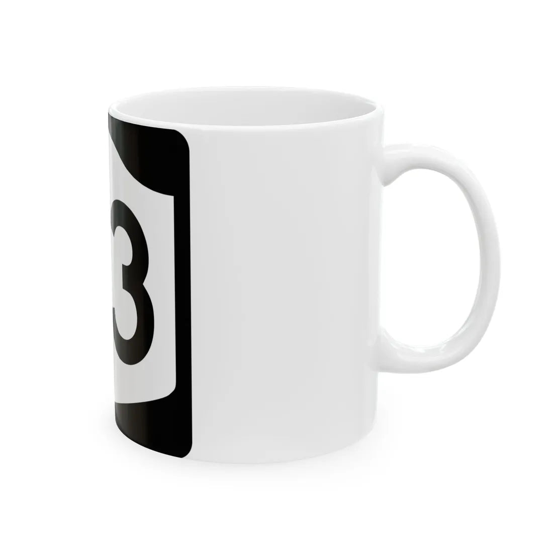 NY-63 (New York) (Road Sign) White Coffee Mug - Go Mug Yourself