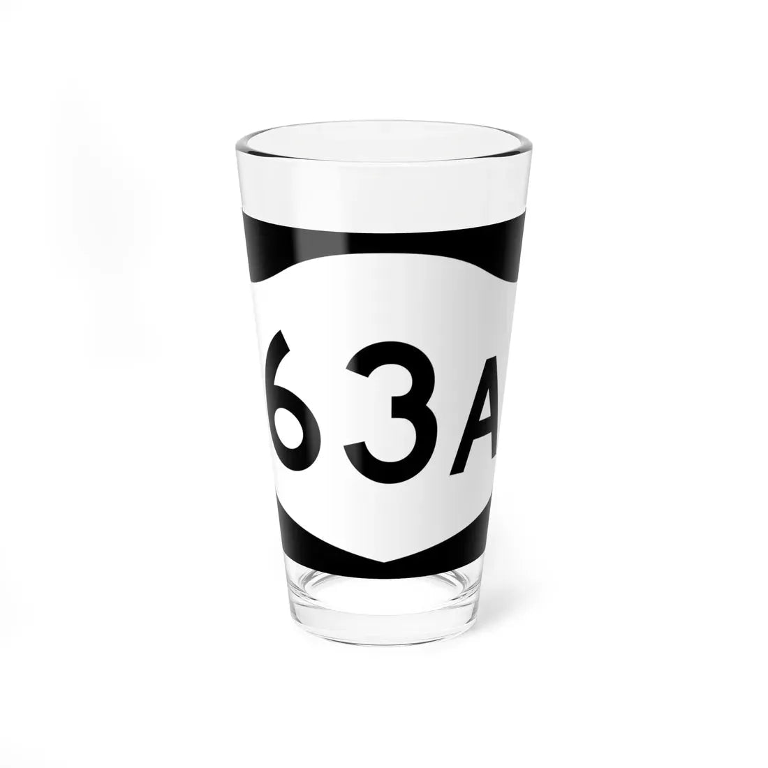 NY-63A (New York) (Road Sign) Pint Glass 16oz 16oz - Go Mug Yourself