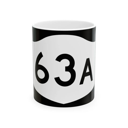 NY-63A (New York) (Road Sign) White Coffee Mug 11oz - Go Mug Yourself