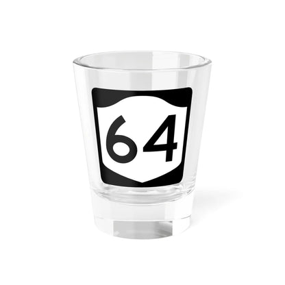 NY-64 (New York) (Road Sign) Shot Glass 1.5oz 1.5oz - Go Mug Yourself