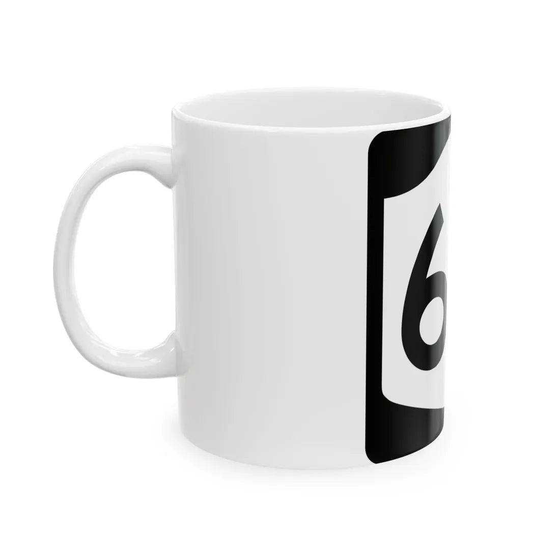 NY-64 (New York) (Road Sign) White Coffee Mug - Go Mug Yourself