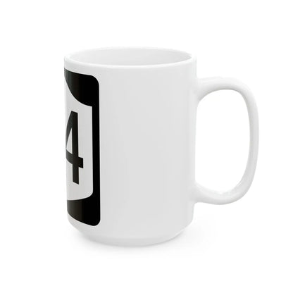 NY-64 (New York) (Road Sign) White Coffee Mug - Go Mug Yourself