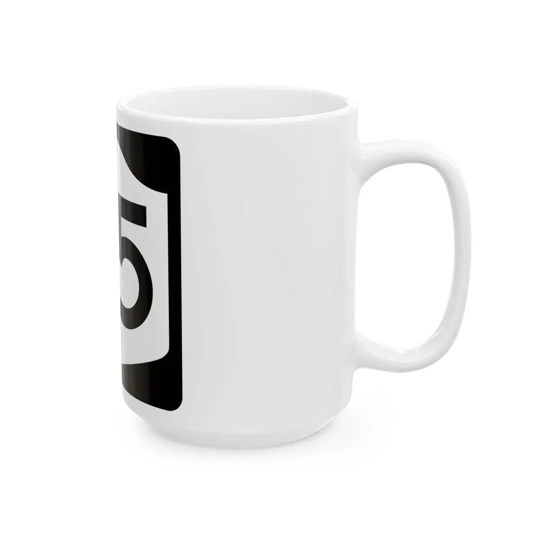NY-65 (New York) (Road Sign) White Coffee Mug - Go Mug Yourself