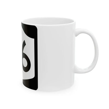 NY-66 (New York) (Road Sign) White Coffee Mug - Go Mug Yourself