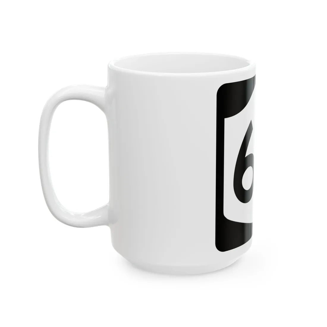 NY-66 (New York) (Road Sign) White Coffee Mug - Go Mug Yourself