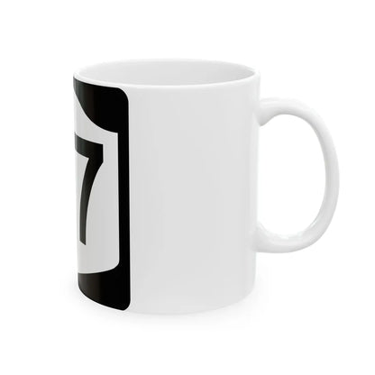 NY-67 (New York) (Road Sign) White Coffee Mug - Go Mug Yourself