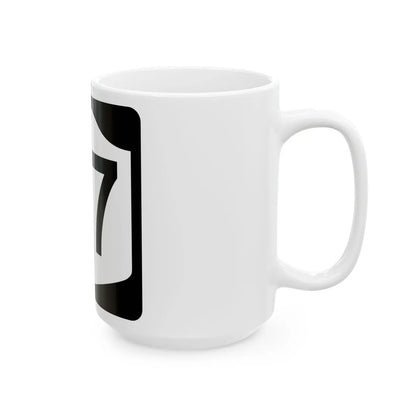 NY-67 (New York) (Road Sign) White Coffee Mug - Go Mug Yourself