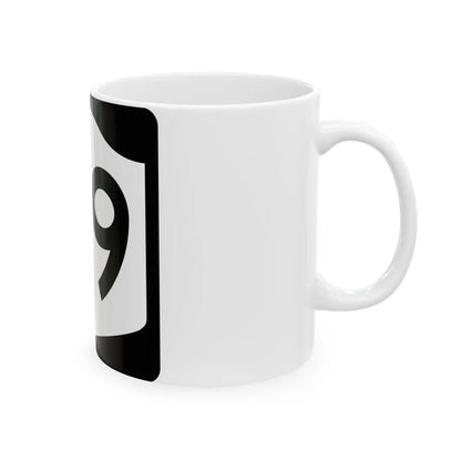NY-69 (New York) (Road Sign) White Coffee Mug - Go Mug Yourself
