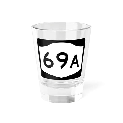 NY-69A (New York) (Road Sign) Shot Glass 1.5oz 1.5oz - Go Mug Yourself