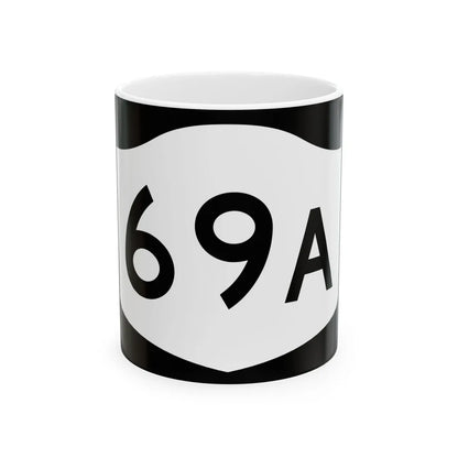 NY-69A (New York) (Road Sign) White Coffee Mug 11oz - Go Mug Yourself