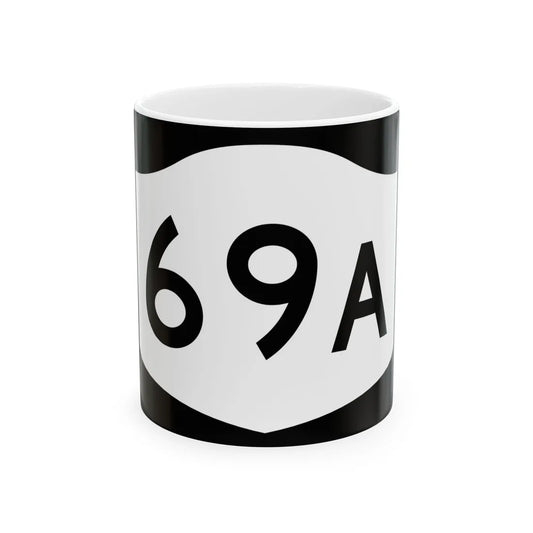 NY-69A (New York) (Road Sign) White Coffee Mug 11oz - Go Mug Yourself