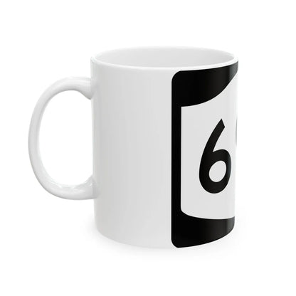 NY-69A (New York) (Road Sign) White Coffee Mug - Go Mug Yourself