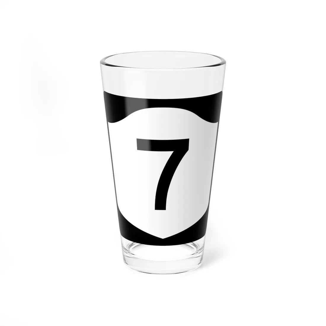 NY-7 (New York) (Road Sign) Pint Glass 16oz 16oz - Go Mug Yourself