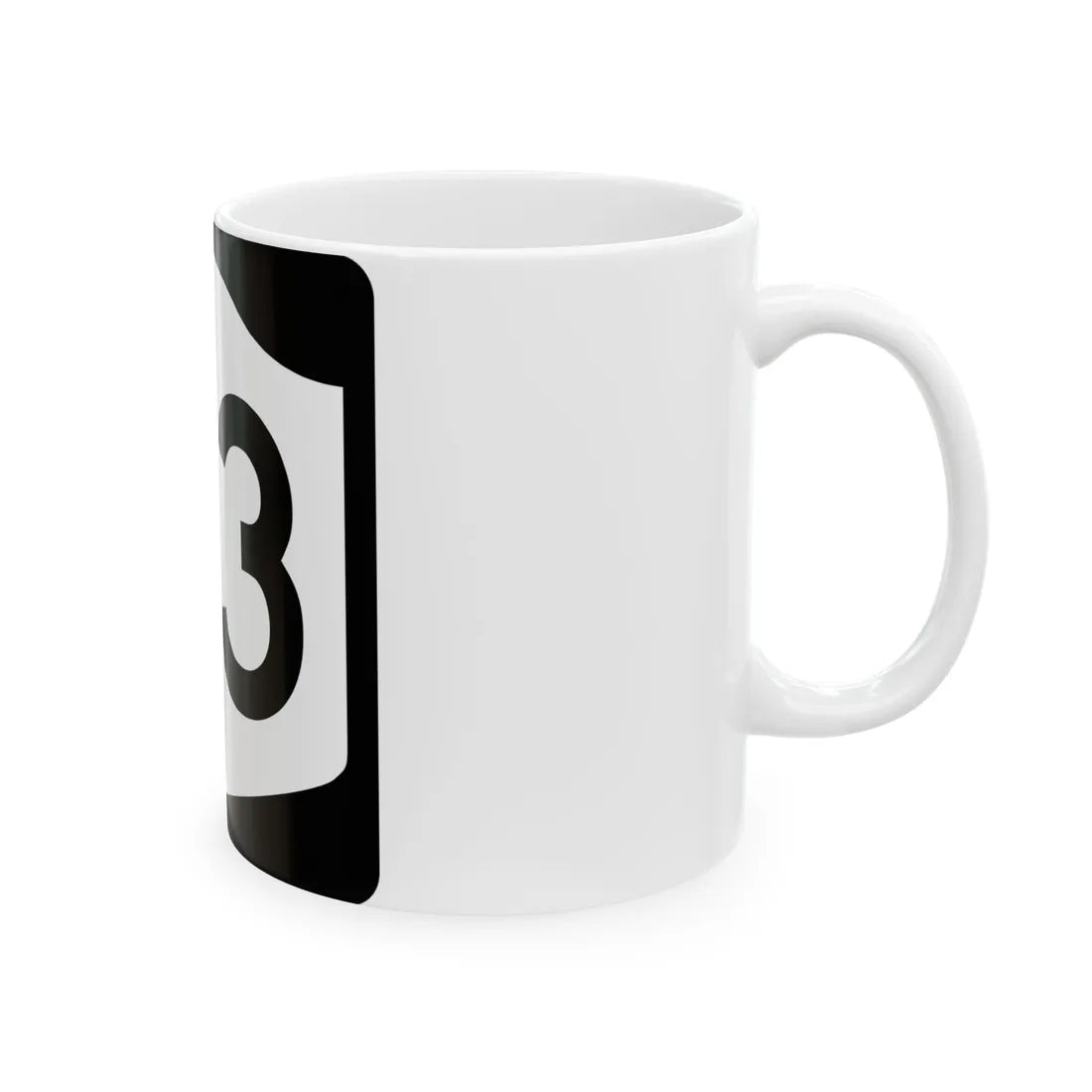 NY-73 (New York) (Road Sign) White Coffee Mug - Go Mug Yourself