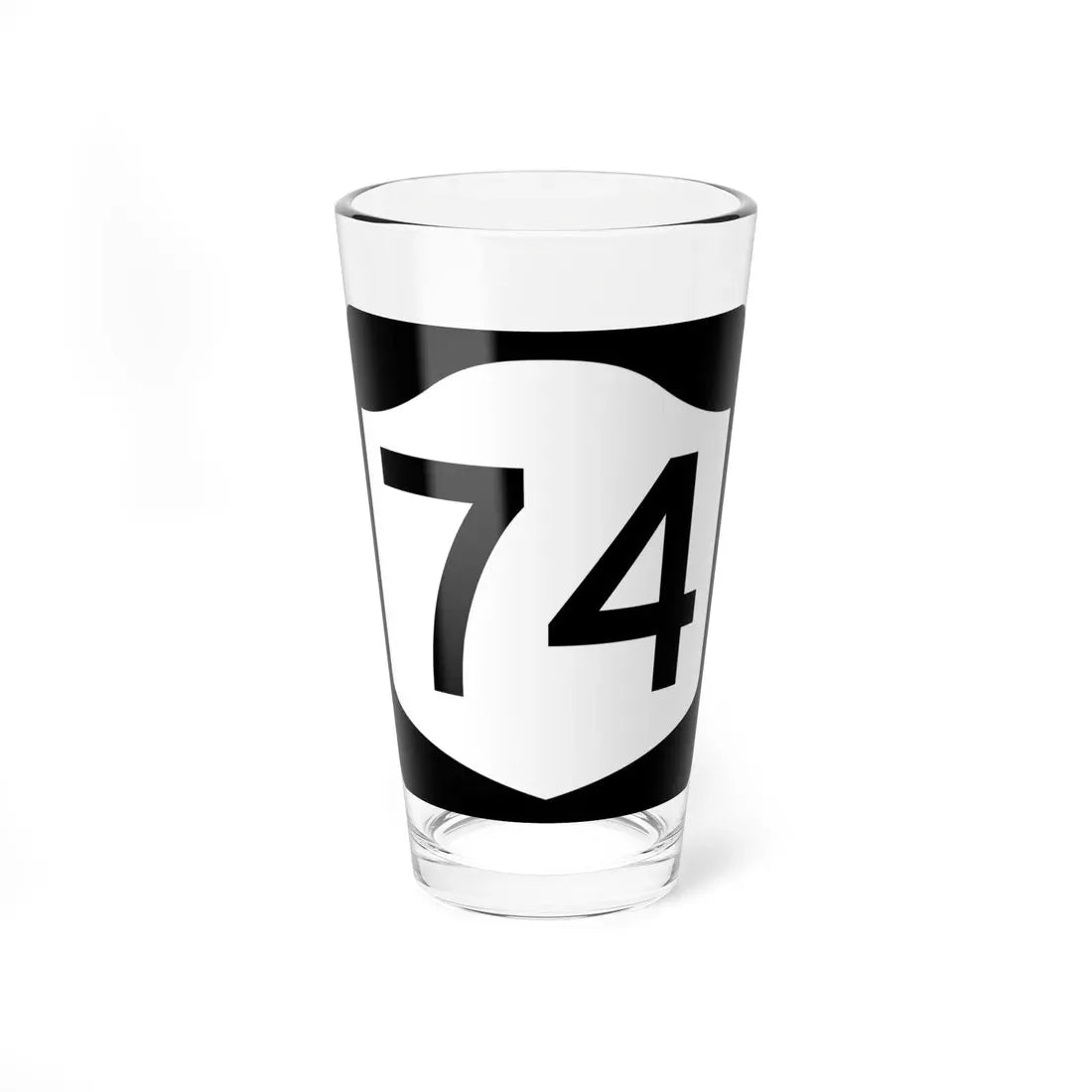 NY-74 (New York) (Road Sign) Pint Glass 16oz 16oz - Go Mug Yourself