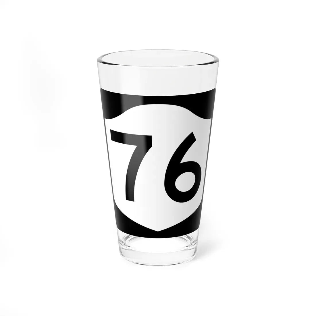 NY-76 (New York) (Road Sign) Pint Glass 16oz 16oz - Go Mug Yourself