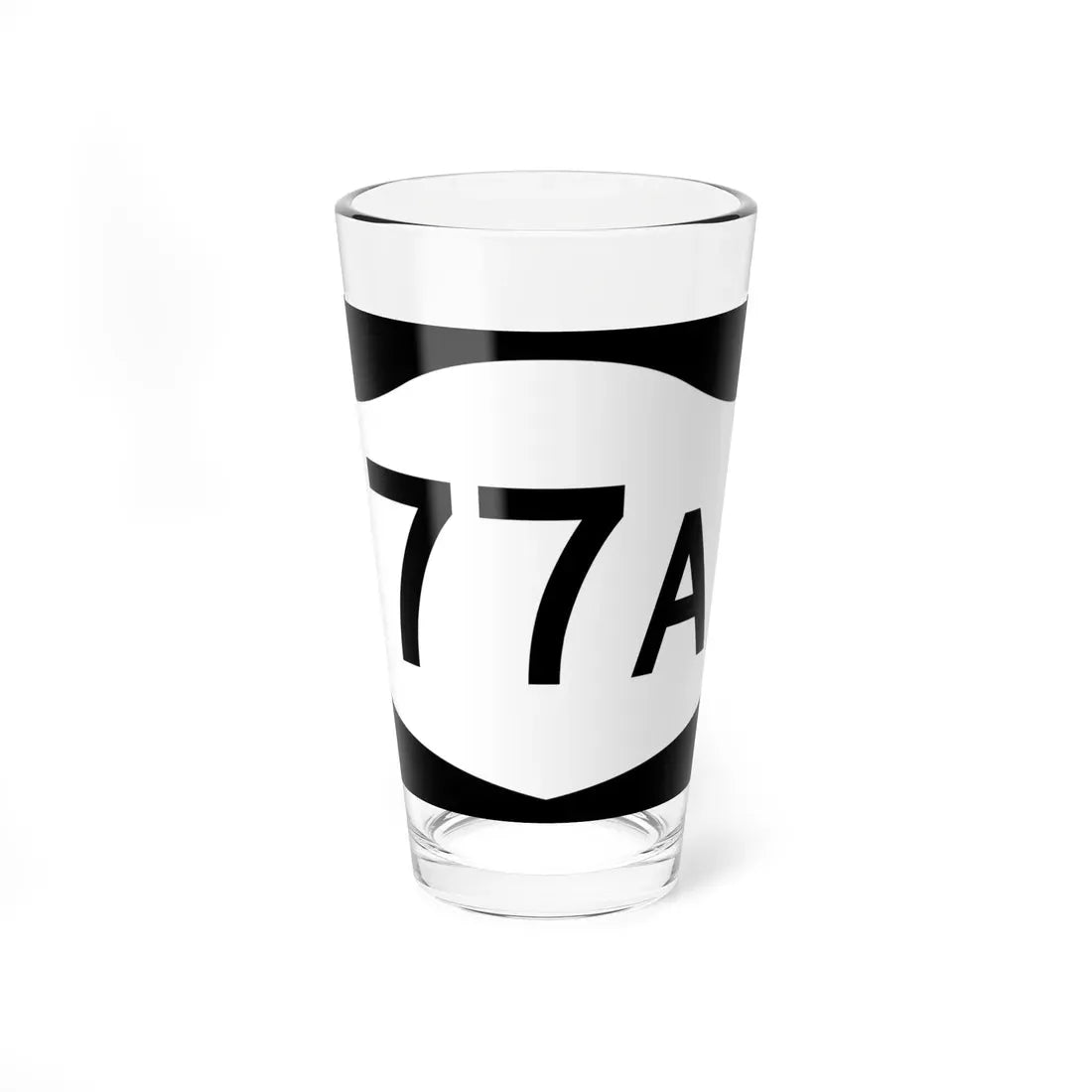 NY-77A (New York) (Road Sign) Pint Glass 16oz 16oz - Go Mug Yourself