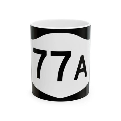 NY-77A (New York) (Road Sign) White Coffee Mug 11oz - Go Mug Yourself