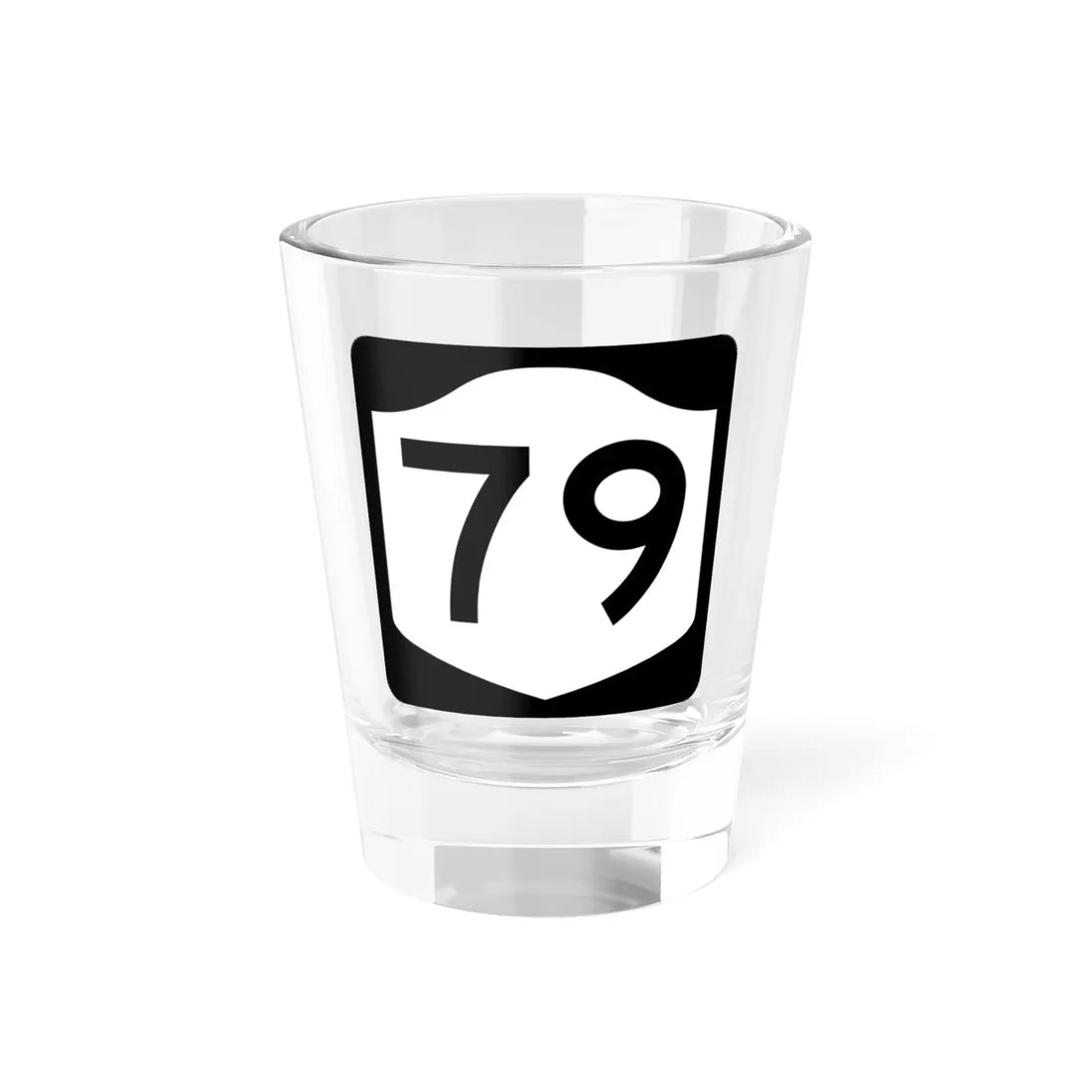 NY-79 (New York) (Road Sign) Shot Glass 1.5oz 1.5oz - Go Mug Yourself