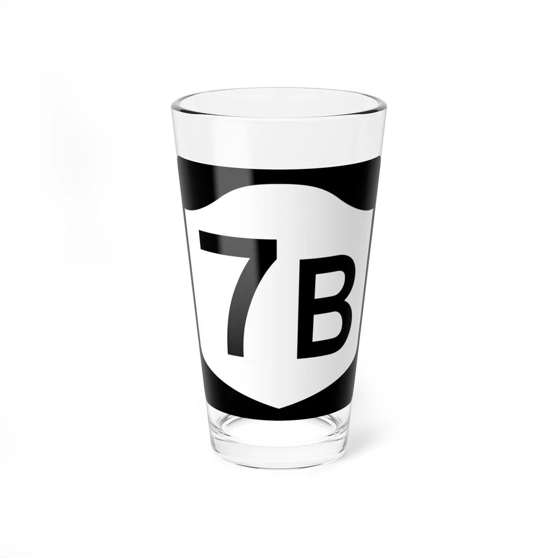 NY-7B (New York) (Road Sign) Pint Glass 16oz 16oz - Go Mug Yourself