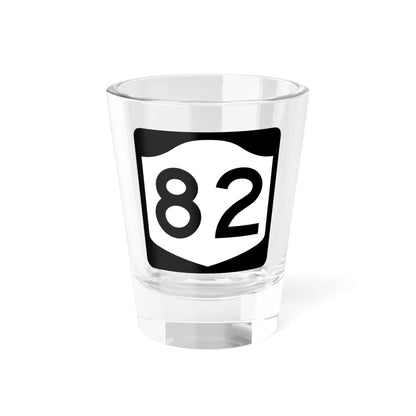 NY-82 (New York) (Road Sign) Shot Glass 1.5oz 1.5oz - Go Mug Yourself