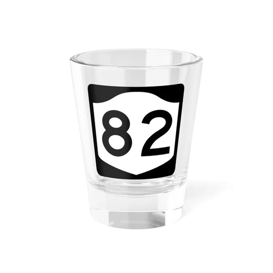 NY-82 (New York) (Road Sign) Shot Glass 1.5oz 1.5oz - Go Mug Yourself