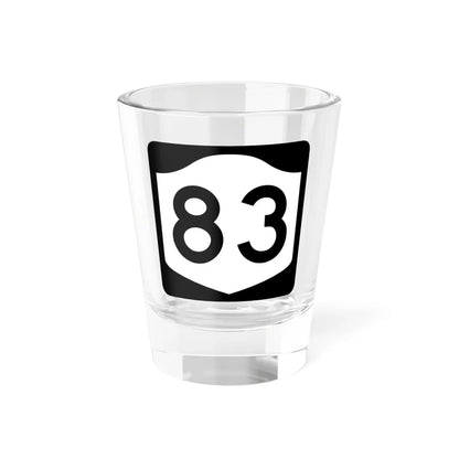 NY-83 (New York) (Road Sign) Shot Glass 1.5oz 1.5oz - Go Mug Yourself