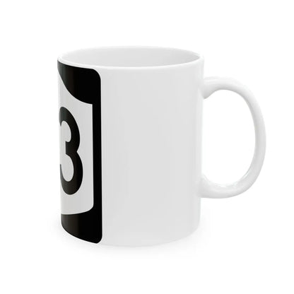 NY-83 (New York) (Road Sign) White Coffee Mug - Go Mug Yourself