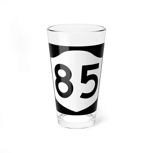 NY-85 (New York) (Road Sign) Pint Glass 16oz 16oz - Go Mug Yourself