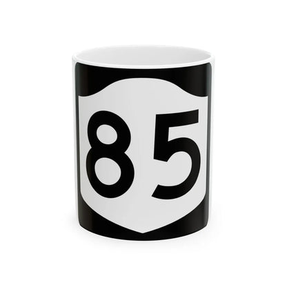 NY-85 (New York) (Road Sign) White Coffee Mug 11oz - Go Mug Yourself