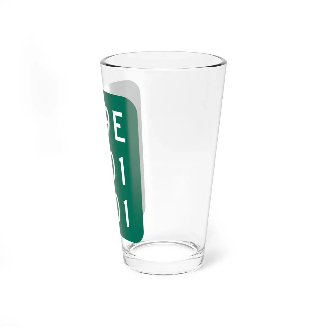 NY-909E (New York) (Road Sign) Pint Glass 16oz - Go Mug Yourself