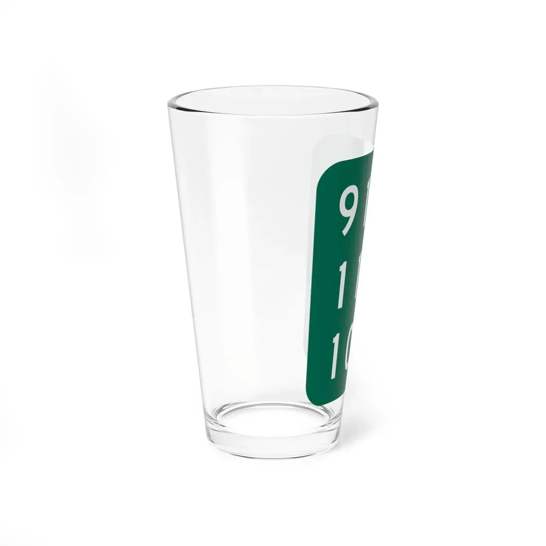 NY-910B (New York) (Road Sign) Pint Glass 16oz - Go Mug Yourself