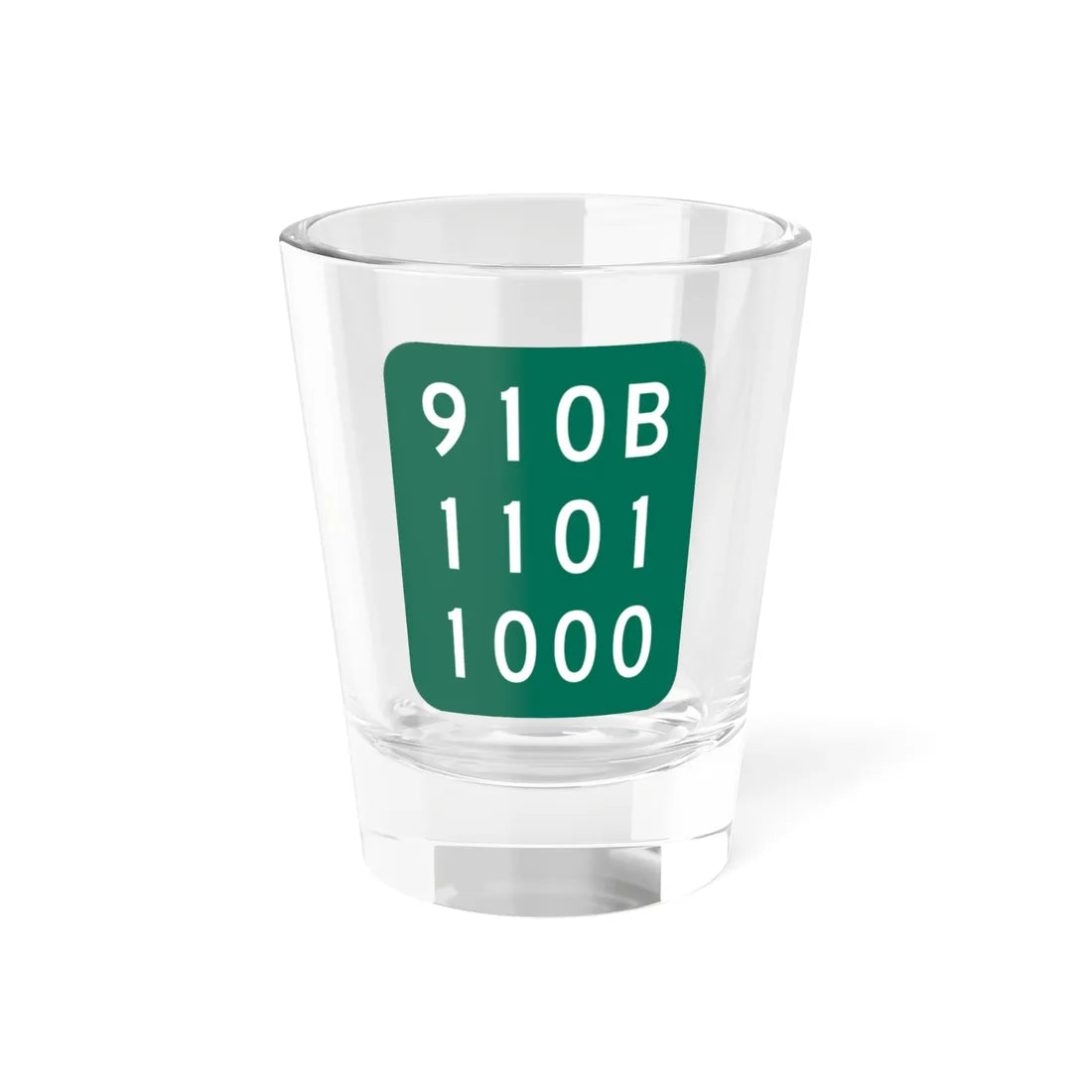 NY-910B (New York) (Road Sign) Shot Glass 1.5oz 1.5oz - Go Mug Yourself