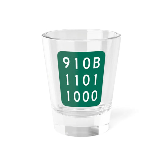 NY-910B (New York) (Road Sign) Shot Glass 1.5oz 1.5oz - Go Mug Yourself