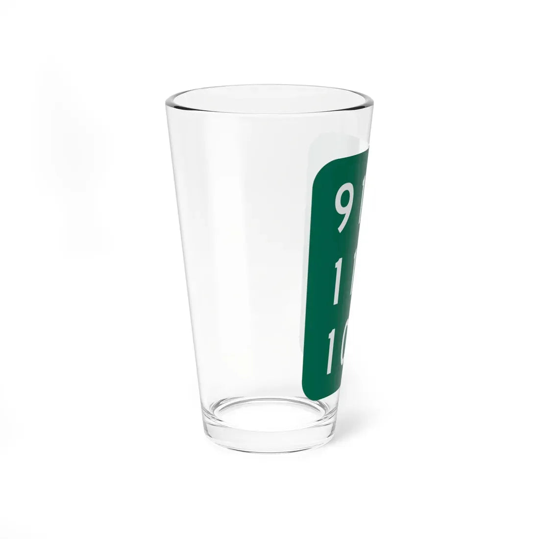 NY-910D (New York) (Road Sign) Pint Glass 16oz - Go Mug Yourself